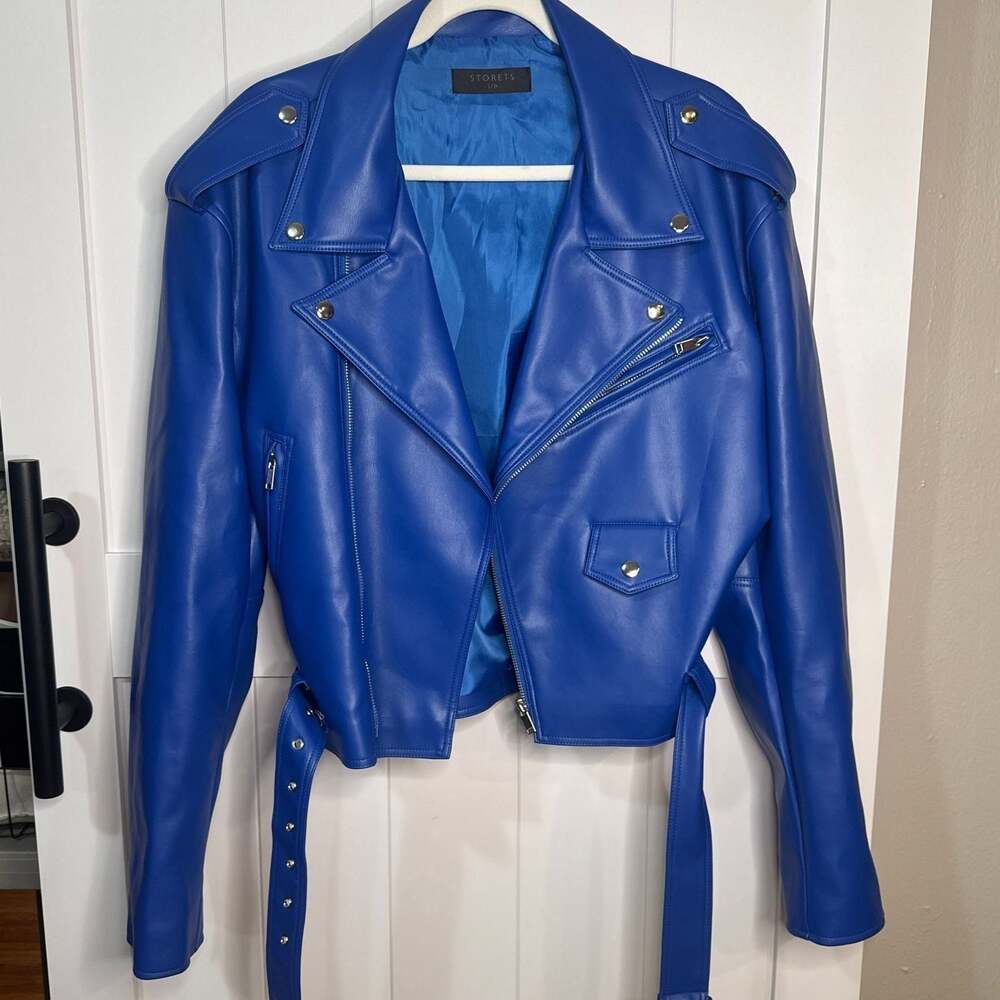 Emma Pleather Rider Jacket